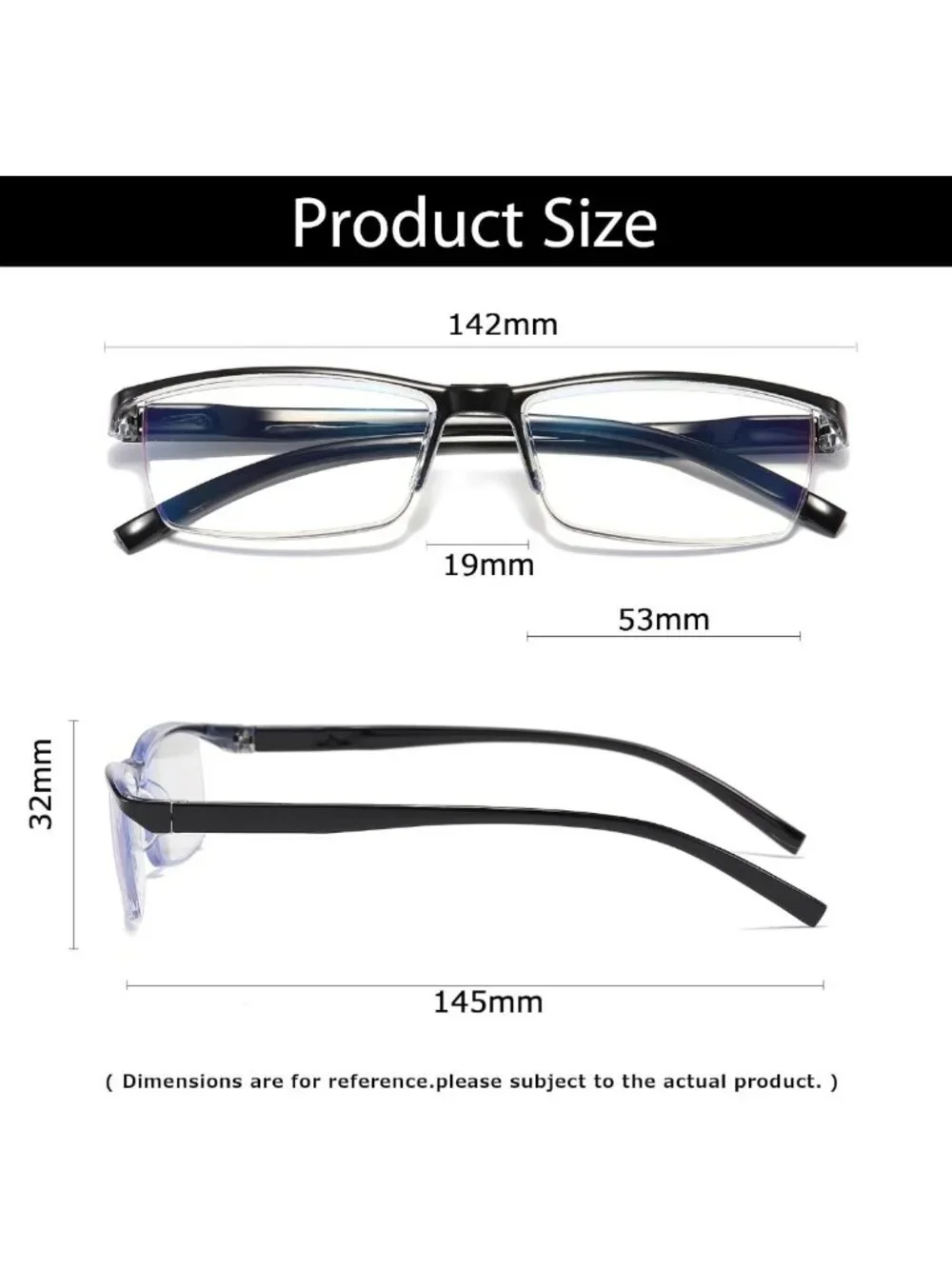 6 Pack Blue Light Blocking Reading Glasses for Men & Women - Stylish